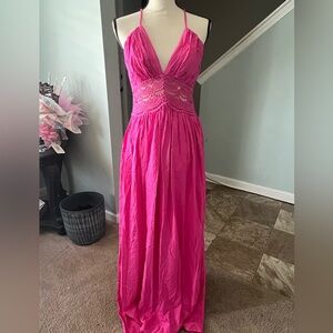 Miss Avenue pink maxi dress with tags